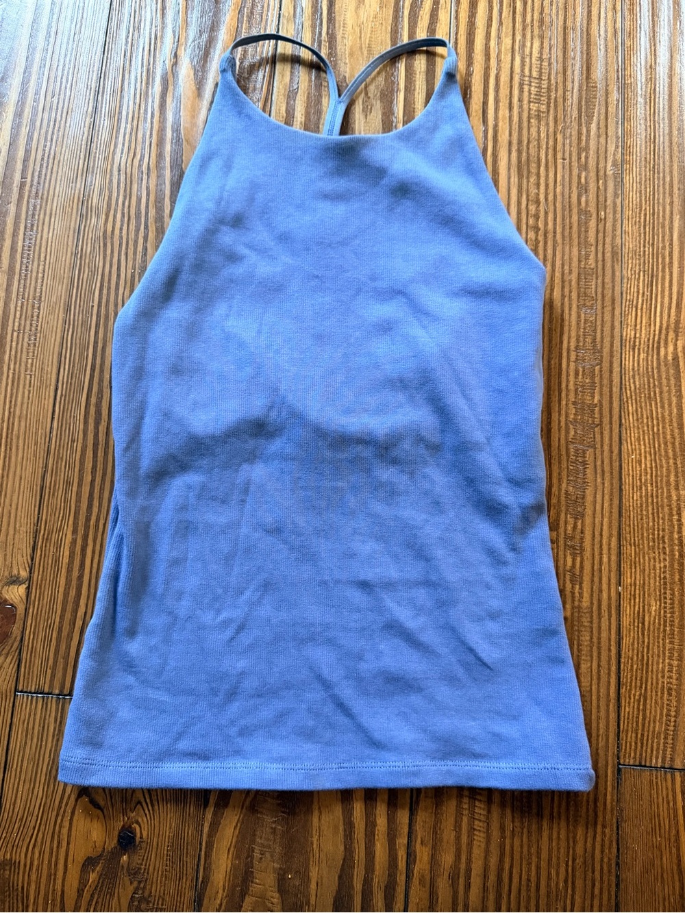 Zara Periwinkle High-Neck Halter Tank